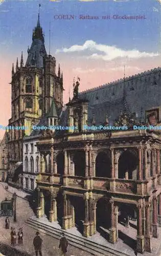 R604254 Coeln Rathaus mit Glockenspiel H W K