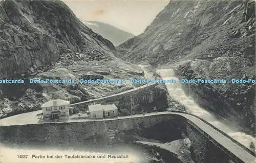 R606394 14837 Partie bei der Teufelsbrücke und Reussfall Wehrli A G Kilchberg Zu