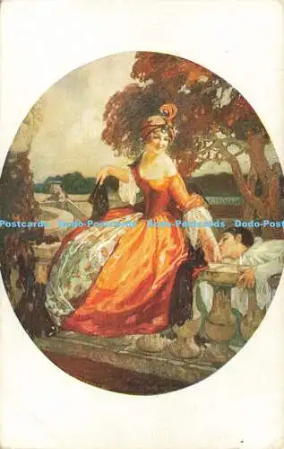 R604291 Salon de Paris Die Liebesstunde im Park J G Domergue 1919