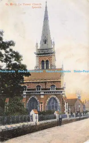 R604293 Ipswich St Mary Le Tower Church Brown and Rawcliffe 1905