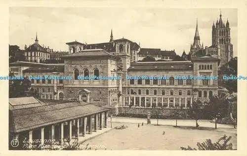 R609008 Lausanne Place Riponne et l Universite Franco Suisse Kologravure