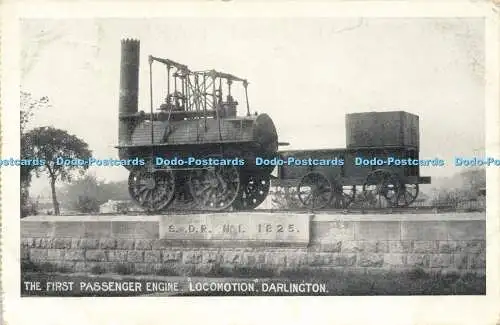 R606501 First Passenger Engine Locomotion Darlington 1904