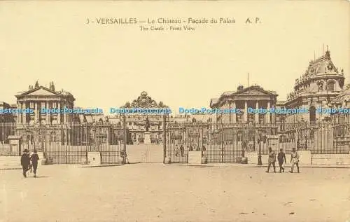 R609075 Versailles Das Schloss Frontansicht A Papeghin