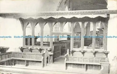 R606533 49 Stände und Leinwand St Beunos Kirche Clynnog fawr c 1920 Gwynedd Archiv