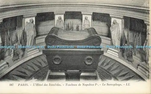 R609105 Paris L Hotel des Invalides Tombeau de Napoleon I er Le Sarcophage LL 88