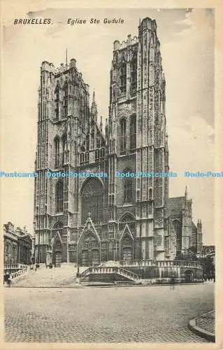 R604412 Bruxelles Eglise Ste Gudule H P