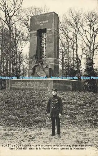 R604436 Foret de Compiegne Le Monument de l Armistice Rene Compain hercs de la G