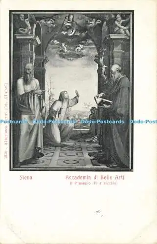 R611250 Siena Accademia di Belle Arti Il Presepio Pinturicchio Alterocca Terni F