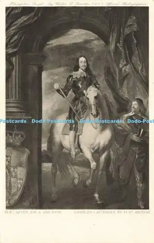 R604457 Charles I Attended by M St Antoine Hampton Court Walter L Bourke F R P S