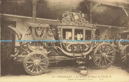 R609174 Versailles Charles X Coronation Coach A Papeghin