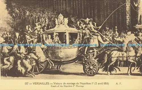 R609175 Versailles Coch of the Napoleon I er Marriage A Papeghin