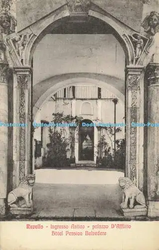 R604488 Ravello Ingresso Antico Palazzo D Afflitto Hotel Pension Belvedere MwSt A