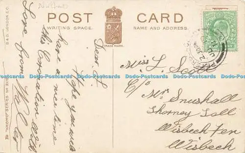 R606630 Bishops Palace Peterborough Kromo Serie Nr. 21794 B und D London 1911