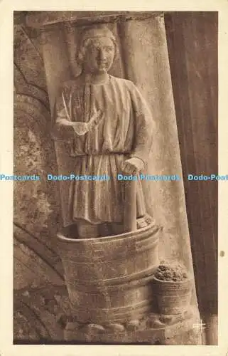 R611327 Cathedrale de Chartres 9 Septembre La Vendange Portail Nord XIII siecle