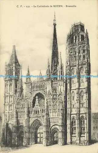 R611335 La Cathedrale de Rouen Ensemble C V