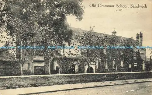 R606673 Old Grammar School Sandwich 41513 D F Pain V und S