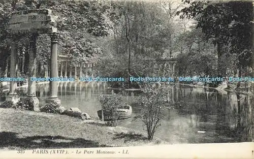 R609241 Paris XVII Le Parc Monceau LL 325 Levy et Neurdein Reunis