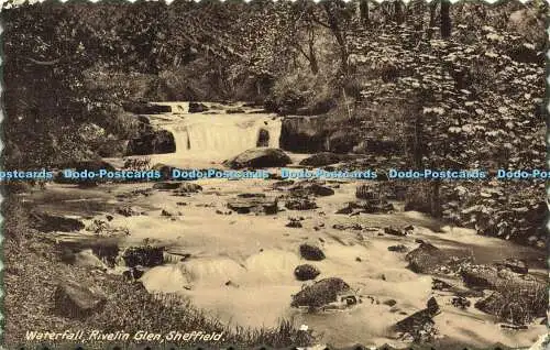 R606698 Wasserfälle Rivelin Glen Sheffield Milton Serie Woolstone Bros 1929