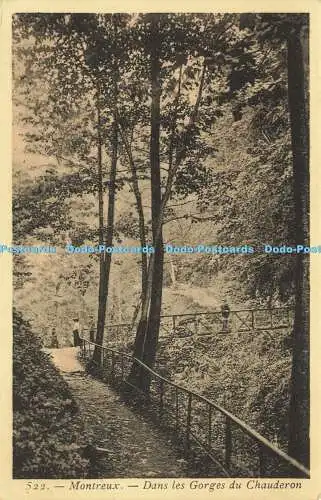 R611367 Montreux Dans les Gorges du Chauderon Comptoir Artistique 1910