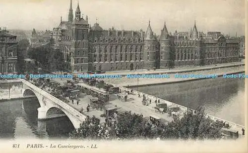 R609253 Paris La Conciergerie LL 871 Levy et Neurdein Reunis