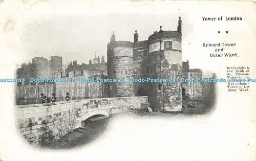 R606718 Tower of London Byward Tower und Outer Ward Wellington Serie G und P