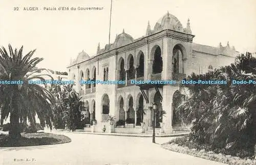 R609270 Alger Palais d Ete du Gouverneur A F