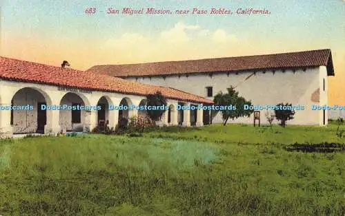 R609276 California San Miguel Mission near Paso Robles Edward H Mitchell