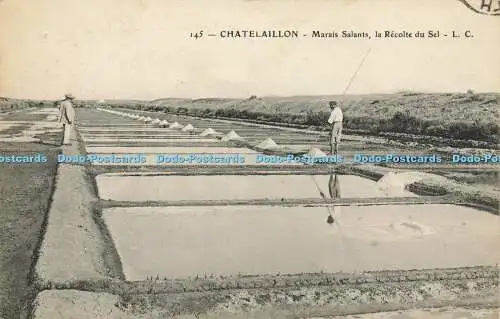 R609318 Chatelaillon Marais Salants la Recolte du Sel L C 1908