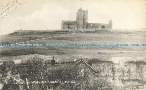 R609329 Uphill Old Church on the Hill 1908