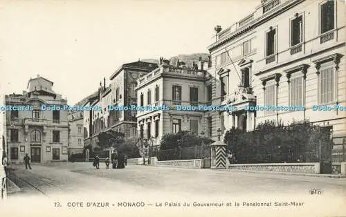 R606775 73 Cote dAzur Monaco Le Palais du Gouverneur et le Pensionnat Saint Maur