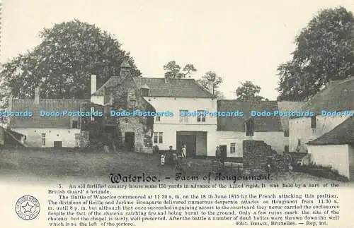 R606779 Waterloo Farm of Hougoumont La Belgique Historique Desaix