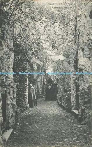 R611451 Grottes de Conjoux Chemin du Rosaire Nels Serie 134 Nr 38 1918