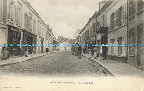 R611454 Bonnieres s Seine La Grande Rue A L 1906