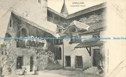 R611456 Chillon Premiere Cour G Anderegg 1906