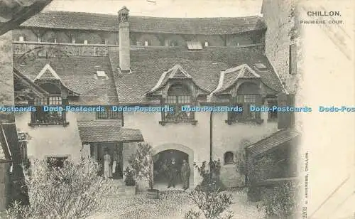 R611457 Chillon Premiere Cour G Anderegg 1906