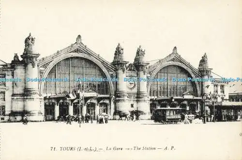 R606790 71 Tours I et L La Gare Station A Papeghin