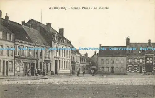 R611459 Audruicq Grand Place La Mairie L B Dijon Damez Tetart