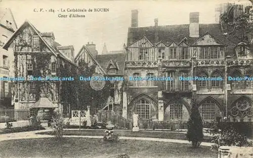 R609355 La Cathedrale de Rouen Cour d Albane C V 1916