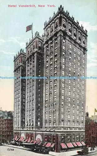 R604692 New York Hotel Vanderbilt McFown Silsbee Litho