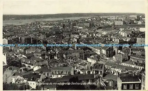 R609458 Lisboa Panorama do Miradouro da Senhora do Monte G und F RP