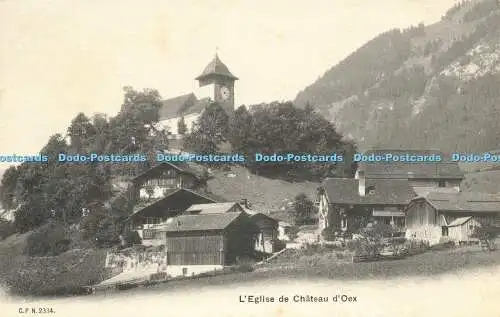 R611575 L Eglise de Chateau d Oex C P N 2334