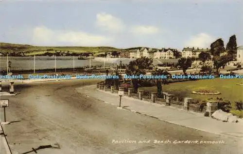 R606906 Pavilion and Beach Gardens Exmouth M and L National Series 1961