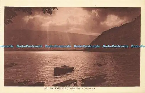 R609468 Lac d Annecy The Savoie Crepuscule L Fauraz