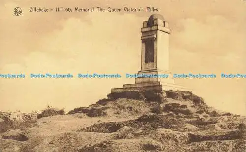 R609469 Zillebeke Hill 60 Memorial The Queen Victoria Rifles Nels Ern Thill Seri