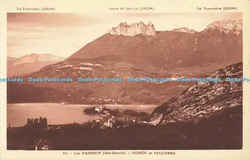 R609471 Lac d Annecy The Savoie Duingt et Talloires L Fauraz