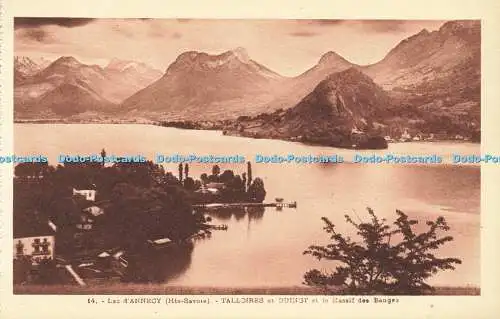 R609473 Lac d Annecy Hte Savoie Talloires et Duingt et le Massif des Bauges L Fa