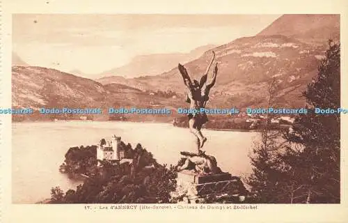 R609479 Lac d Annecy The Savoie Chateau de Duingt et St Michel L Fauraz