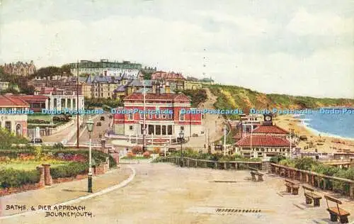 R609486 Bournemouth Baths and Pier Approach J Salmon Water Colour