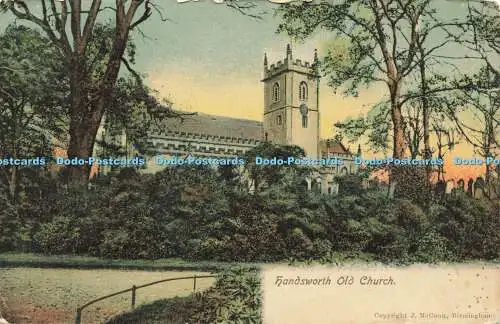 R609487 Handsworth Old Church J McCann 1905