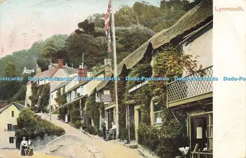 R606942 Lynmouth Autochrom Bildpapier Marke Pfau 1904